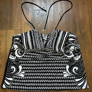 Tankini, black and white XL